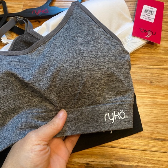 Ryka Women's White Sports Bra - Picture 7 of 10